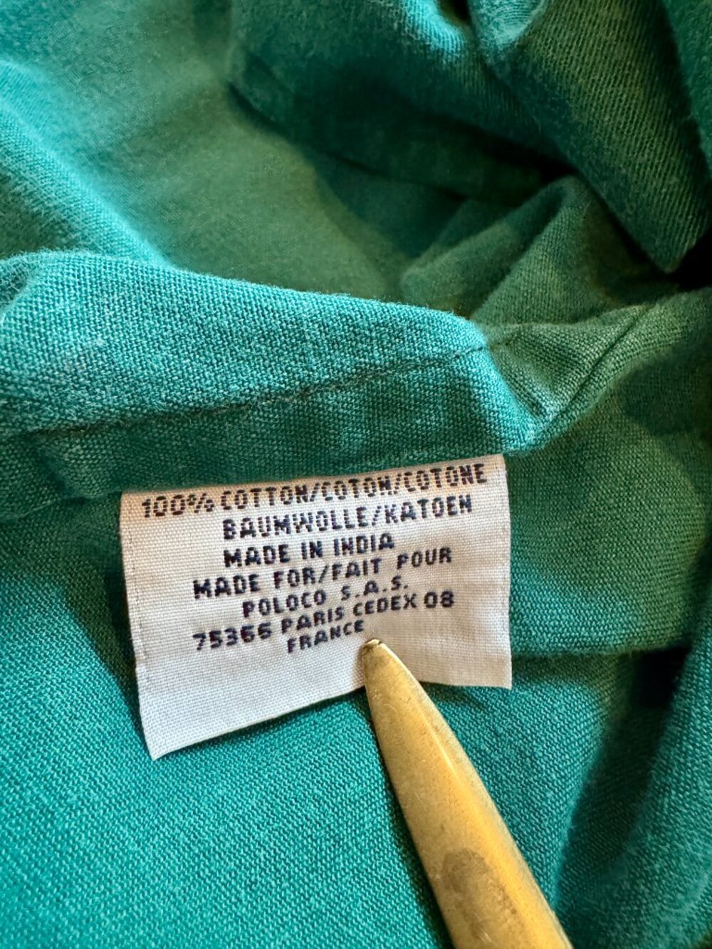 Vintage Polo Ralph Lauren Blake Shirt Small Green Red Pony Button Down EUC - Picture 10 of 11